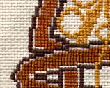 Straight and Curved Lines in cross-stitch