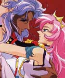 Akio and Utena in a danse macabre.